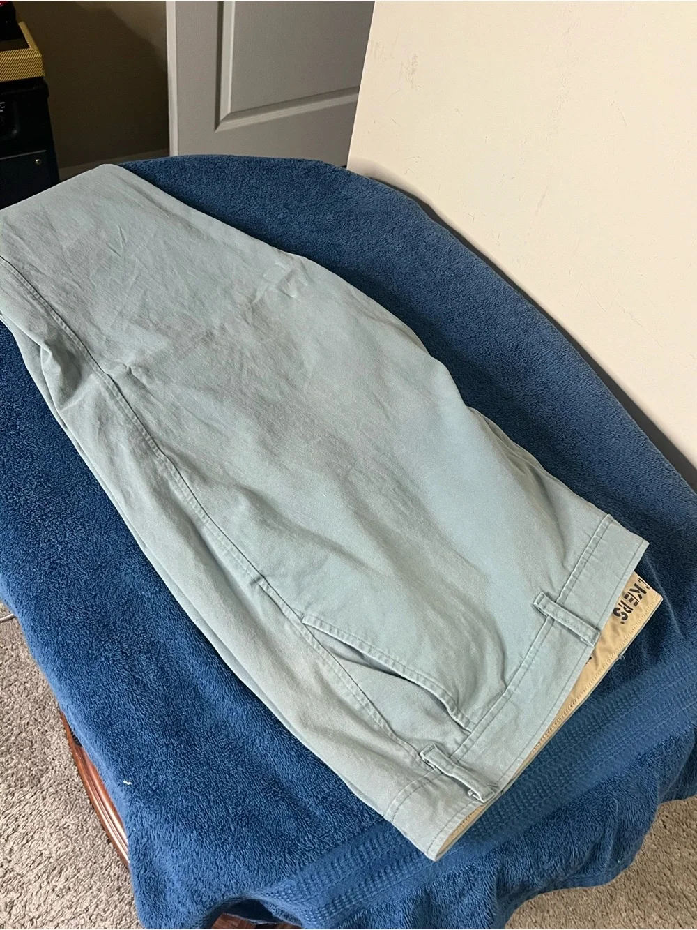 Men's Light Blue Casual Chino Pants